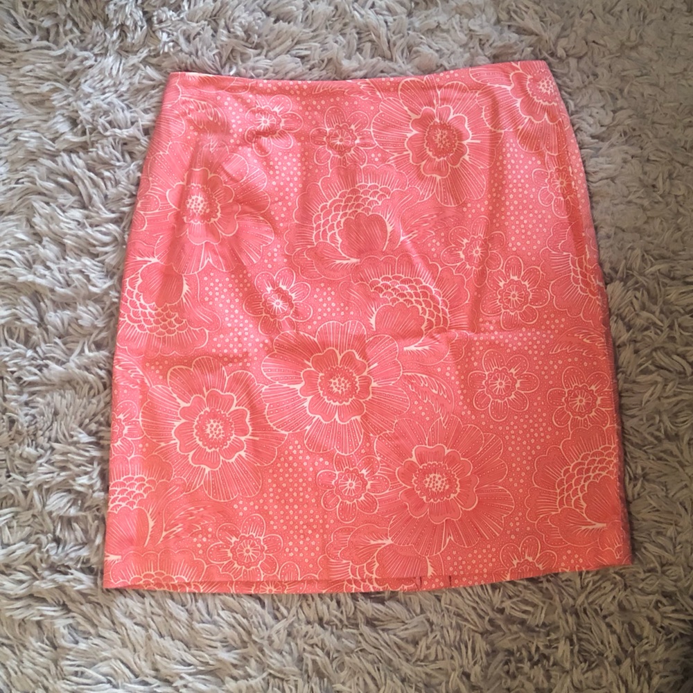 Vintage Pink floral skirt